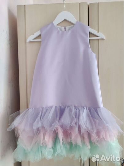 Платье для девочки на выпускной, единорожка 146