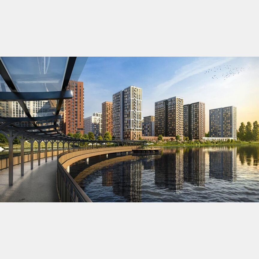 2-к. квартира, 43,7 м², 2/13 эт.