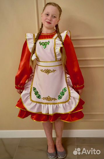 Фартук национальный нарядный детский и взрослый от