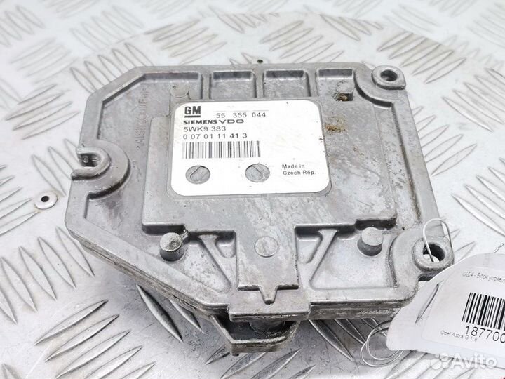 Блок управления двигателем Opel Astra G