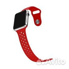 Ремешок Nike для Apple Watch 42/44mm (красный)