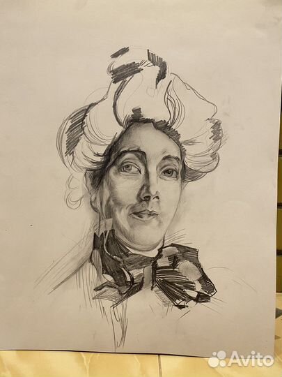 Картина карандашом/пастелью