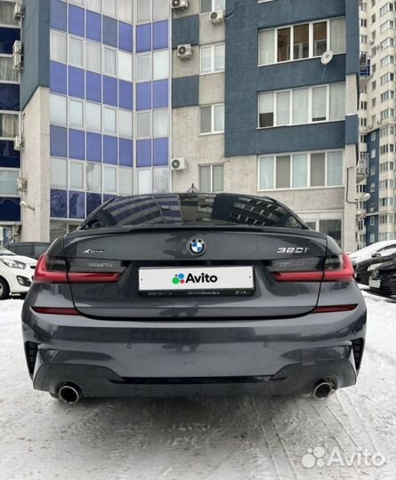 Диффузор на задний бампер bmw 3 g20