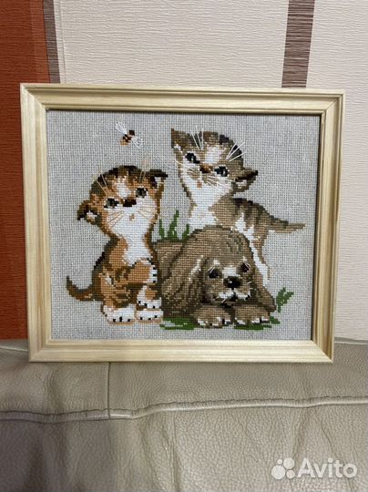 Картина вышитая крестиком
