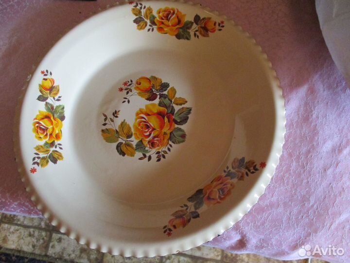 Поднос Блюдо Эмалированный СССР см в описание