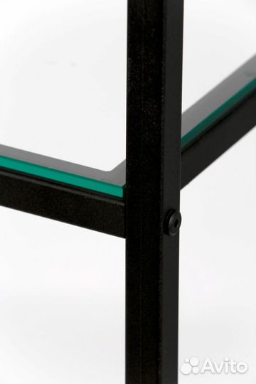 Стеллаж в стиле Лофт aс1760-20 со стеклянными полк