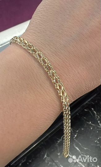 Золотой браслет и цепочка