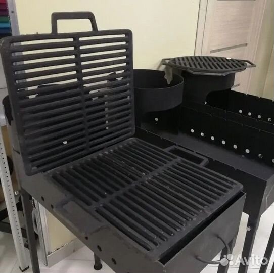 Решетка для гриля 470х400мм Чугунная