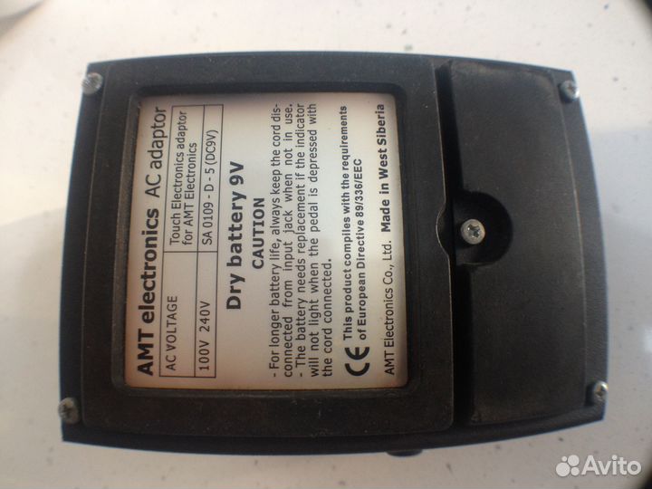 Гитарная педаль distortion AMT Fatal tube Гитарная