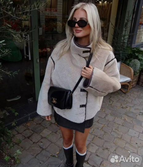 Дубленка zara