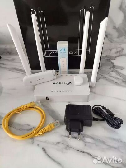 Комплект интернета на дачу 4G безлимит в сад