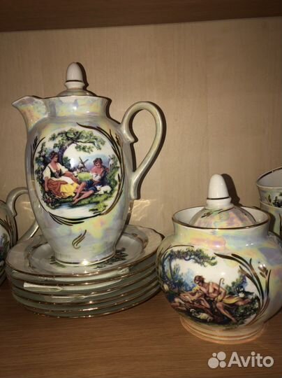 Сервис чайный+кофейный, Дулево