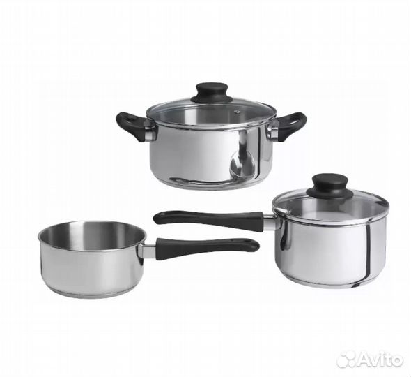 Набор кастрюль икеа