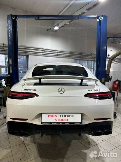 Насадки на выхлоп стиль 63s Mercedes AMG GT x290