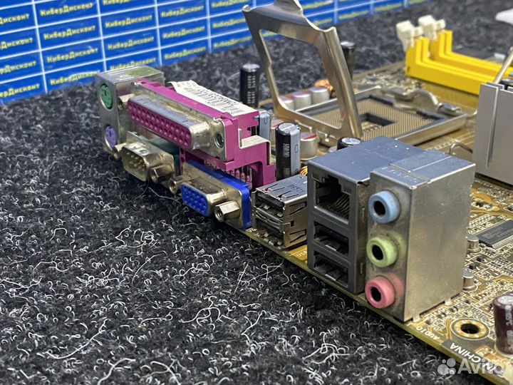 Материнская плата asus P5L-MX 775 сокет DDR2