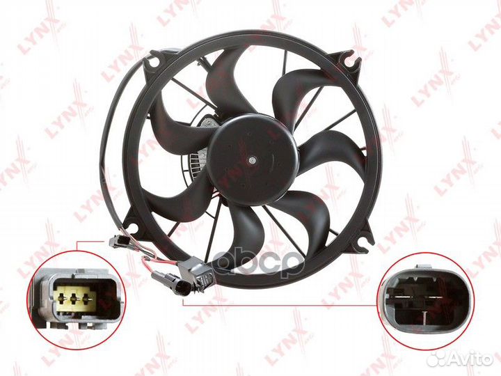 Вентилятор радиатора RF1779 lynxauto