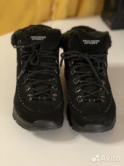 Кроссовки ботинки зимние женские skechers