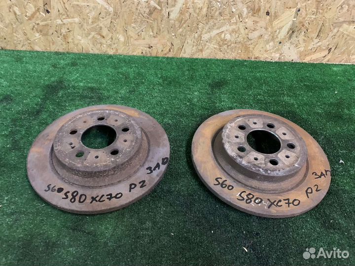 Диск тормозной задний volvo S60 S80 XC70