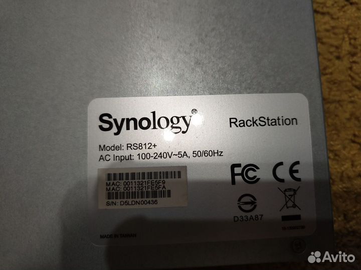 Сетевое хранилище Synology RS812+