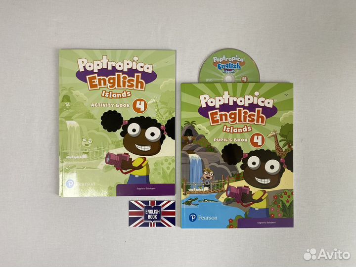 Poptropica English islands 4/ (AB,PB,CD) новый