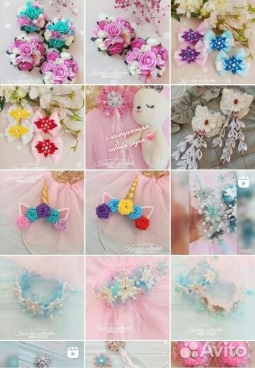Бантики, Резиночки, Заколки, Короны