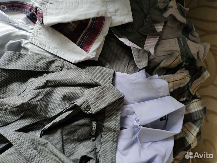 Рубашка на мальчика 128 134