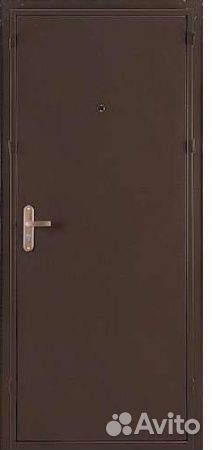 Металлическая дверь Эконом металл/ металл