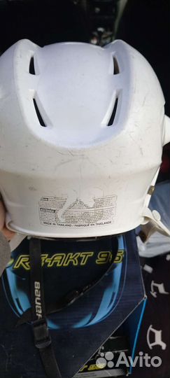 Шлем хоккейный bauer, краги хоккейные 13 р Warrior