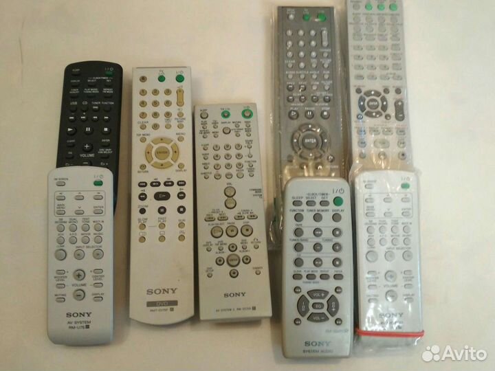Пульты Sony аудио и др. много