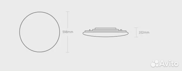 Потолочная лампа Xiaomi Yeelight Arwen Ceiling