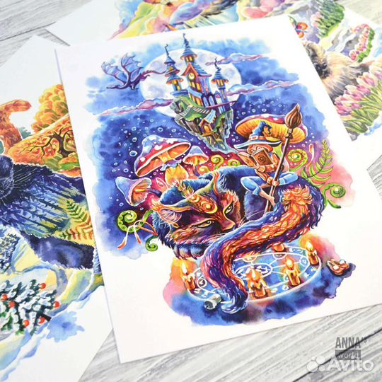 Набор открыток постеров 