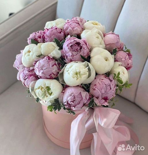 Пионы Букет пионов Доставка цветов