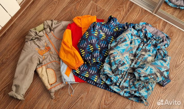 Пакет демисезонных курток 86-92