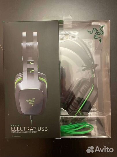 Игровые наушники Razer electra V2 USB