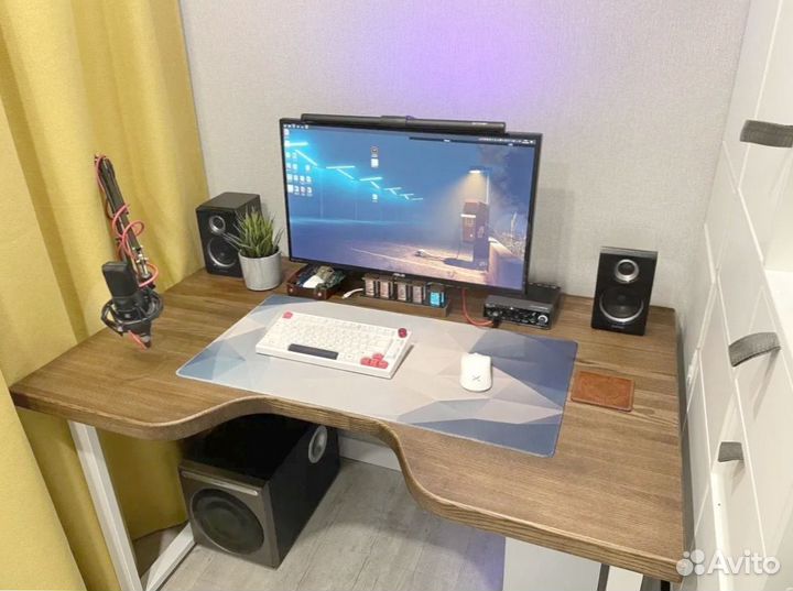 Компьютерный стол лофт 100х60