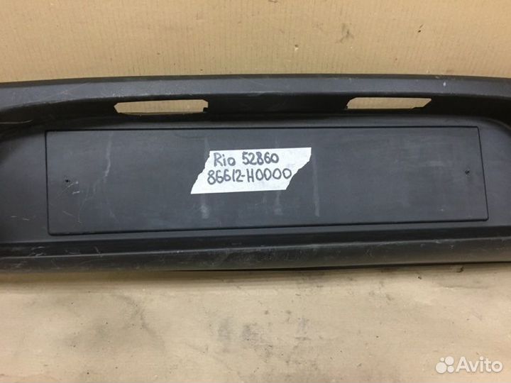 Накладка бампера задняя Kia Rio 4 FB