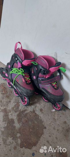 Роликовые коньки детские 2 в 1 34-37 размер