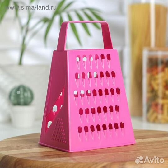 Тёрка четырёхгранная «Яркость цвета», 16 см, цвет