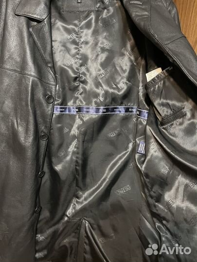 Кожаный мужской френч