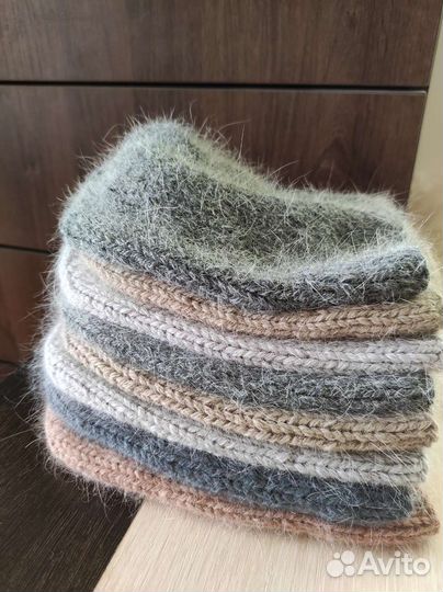 Шапка бини из пуха норки ручной работы