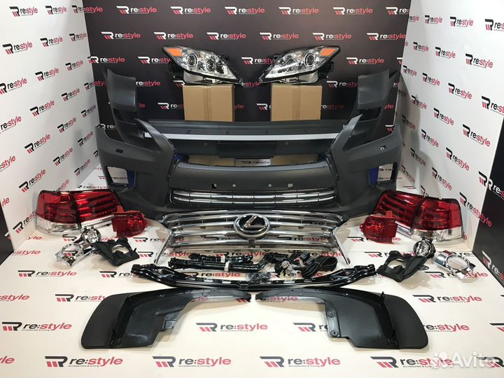 Рестайлинг Lexus LX570 c 07-12г в 12-15г GBT