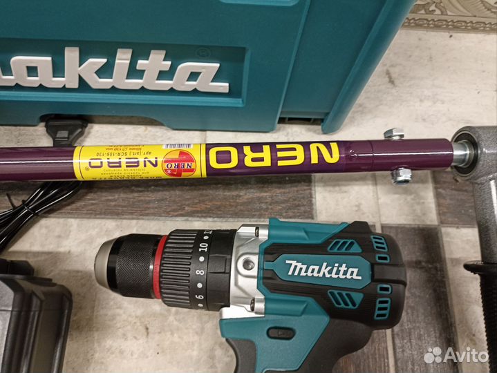 Ледобур шуруповерт 120н/м шнек адаптер