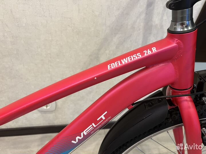 Велосипед Welt Edelweiss 26 R pink рама: 14.5
