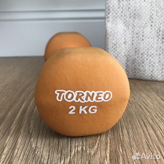 Гантель torneo 2кг