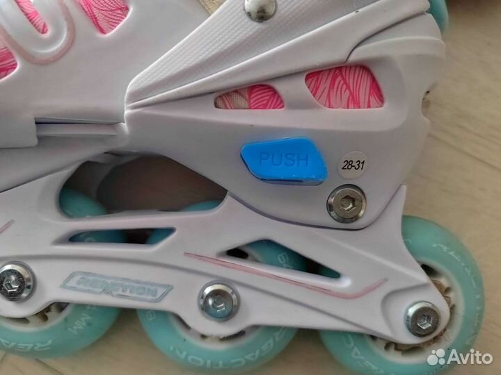 Роликовые коньки детские раздвижные