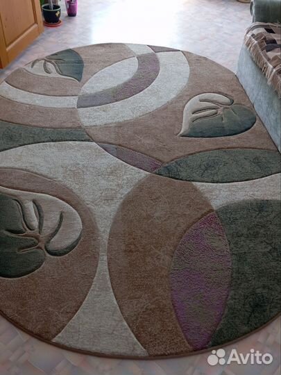 Ковер овальный 2 на 3 бу