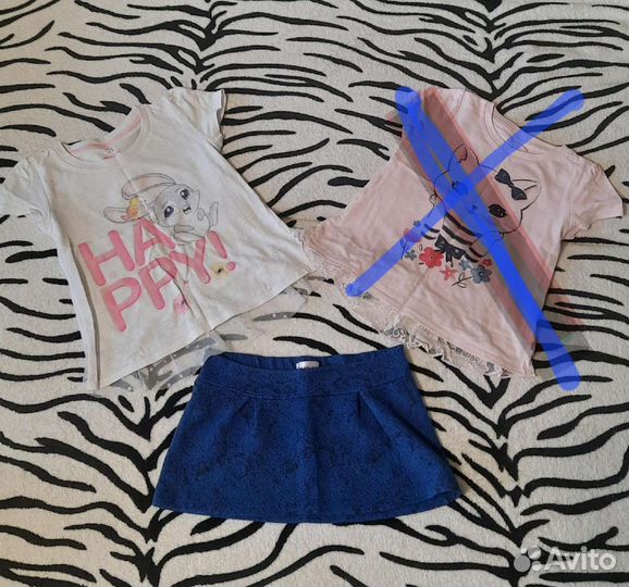 Летние вещи на девочку 110-116 пакетом