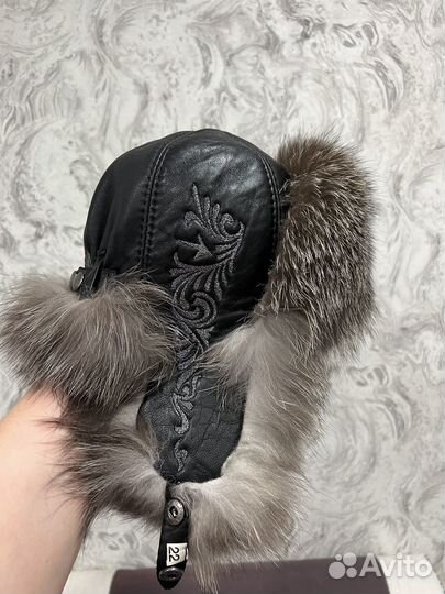 Шапка ушанка женская