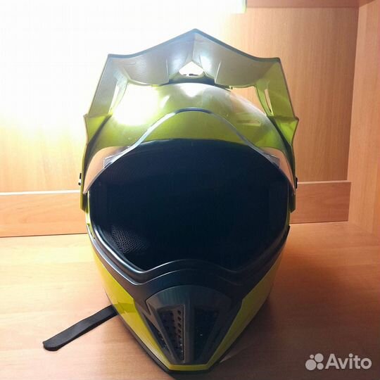 Кроссовый шлем cobra JK103B(Lime)