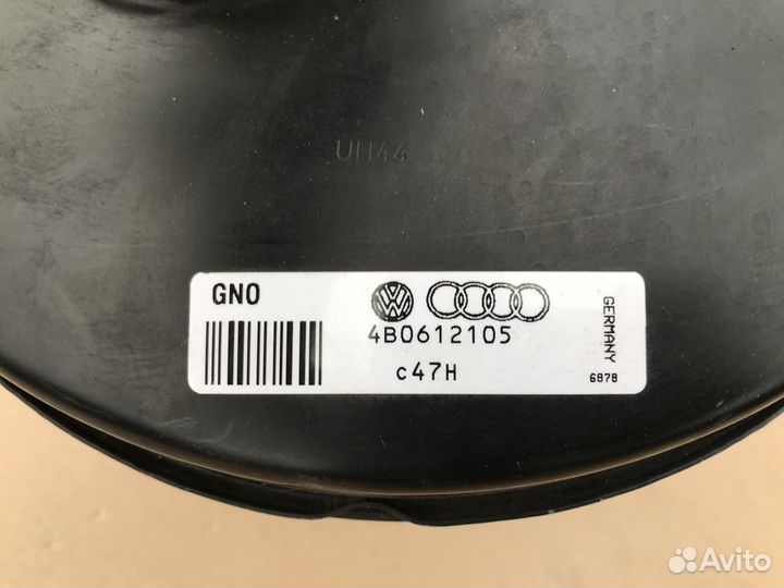 Вакуумный усилитель тормозов на VW Audi A6 C5